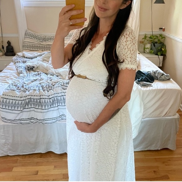 Baltic born white lace maxi dress - Picture 3 of 9